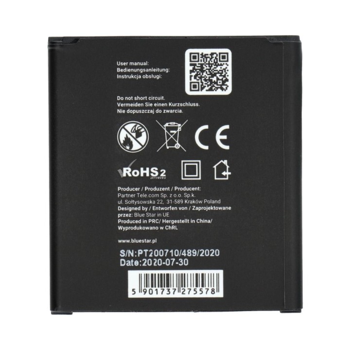Battery for Samsung Core Prime G3606 G3608 G3609 2200 mAh Blue Star Premium
