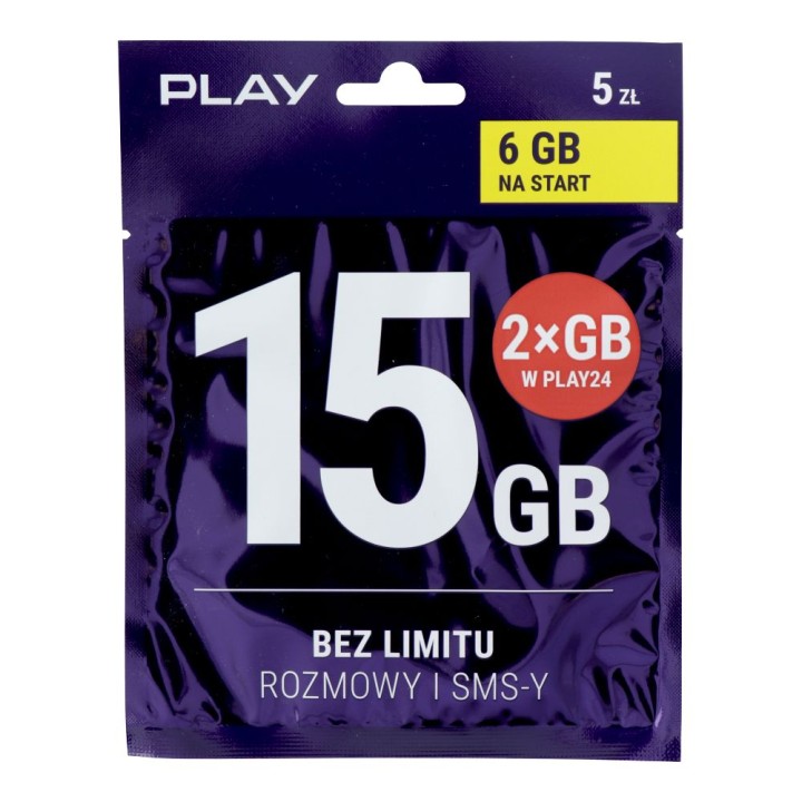 SIM starter card Play 5 Formuła 3.0
