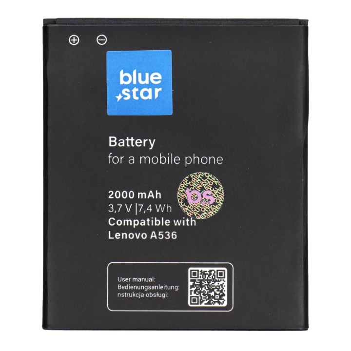 Акумулятор для Lenovo A536 2000 mAh Blue Star Premium