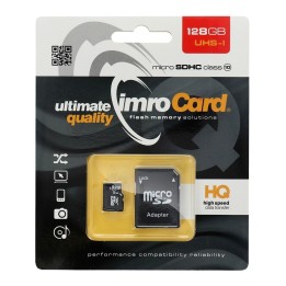 IMRO memory card microSD 128GB 100MB/s class 10 UHS I with adapter SD