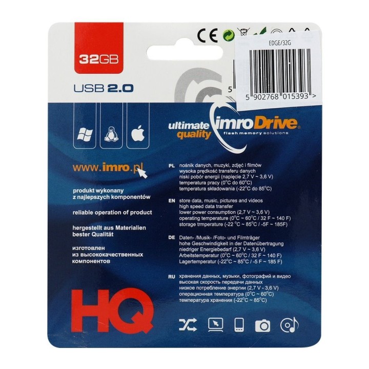 IMRO флешка EDGE 32GB USB2.0