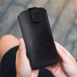 Etui wsuwane na telefon wsuwka do Lg K10/ Samsung Grand Prime Deko czarne
