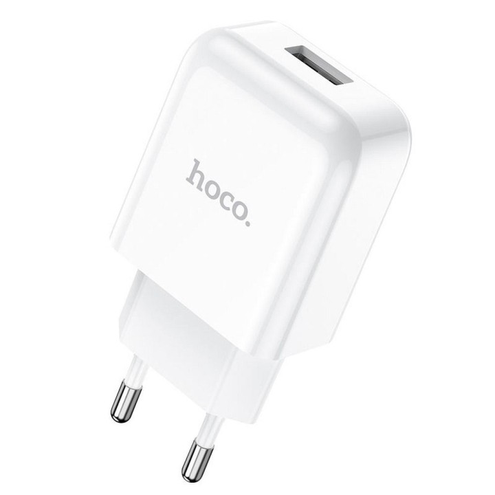 Wall charger for phone Hoco USB A 2A 10W N2 white