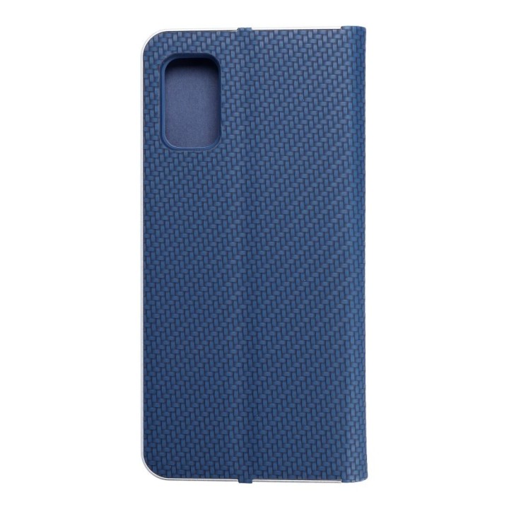 Flip case for Samsung A41 Luna Book Carbon blue