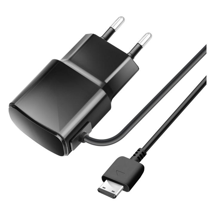 Wall charger for phone Samsung L760 / G800 / G600 / J750 Blue Star 1A 5W TFK-TC-1100B black