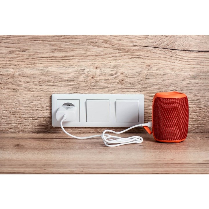 Мережевий зарядний пристрій для телефону Forcell F-Energy USB C QC4.0 PD 3A 20W + кабель USB-C – Lightning TFK-TC-20WPD білий