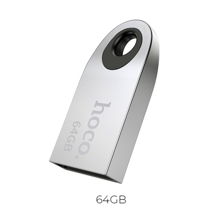 USB flash drive 64GB USB 2.0 (USB A) Hoco mini UD9 silver
