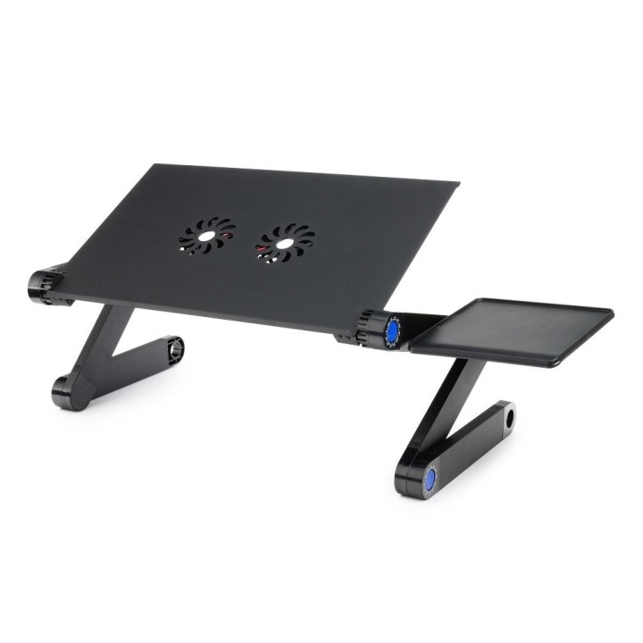 Universal adjustable laptop stand + cooling YL-803 black
