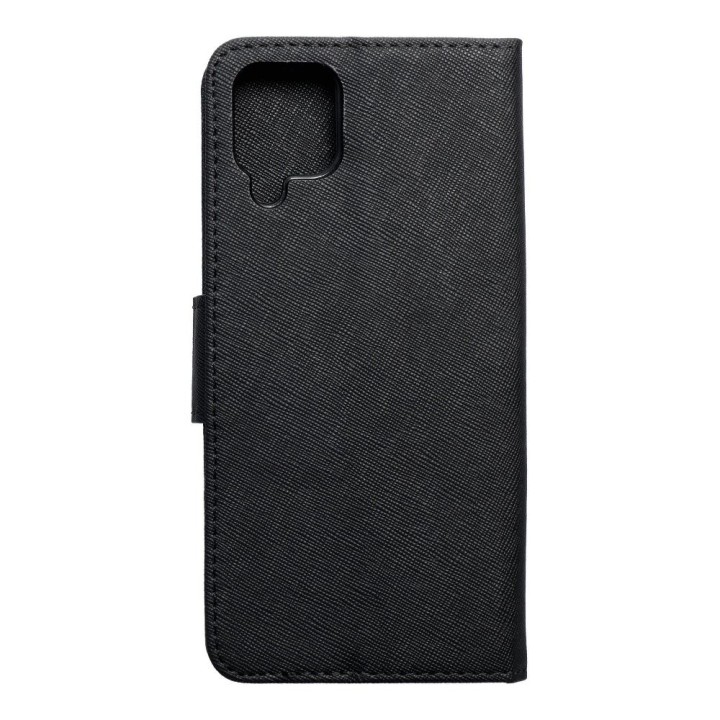 Чохол з клапаном для Samsung A12 Fancy Book чорний