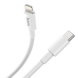 Кабель USB-C – Lightning Hoco PD 3A 20W 1 m X56 белый