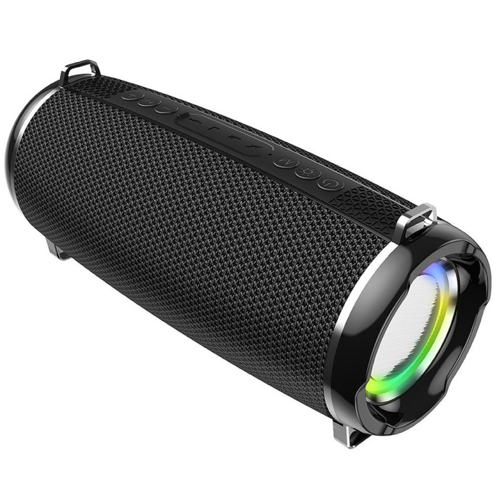 Бездротова колонка LED 2 x 5W 6h Hoco HC2 чорна