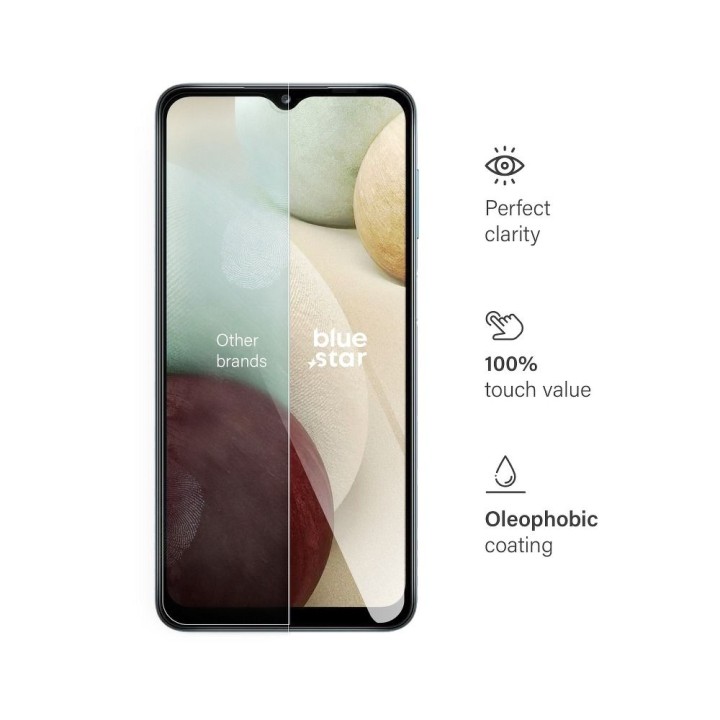 Tempered glass for Samsung A12 Blue Star