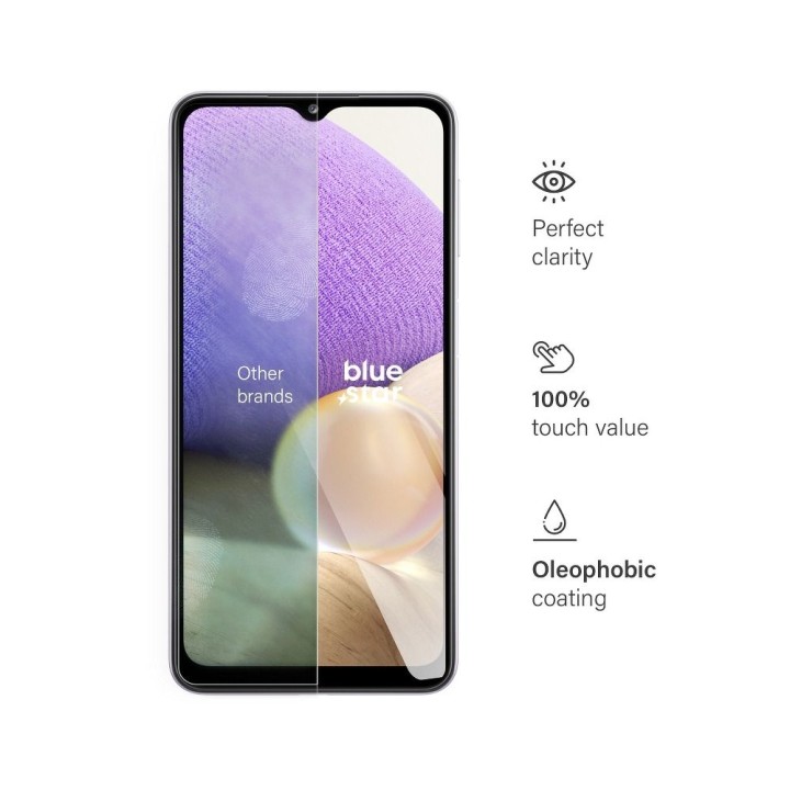 Tempered glass for Samsung A32 5G Blue Star