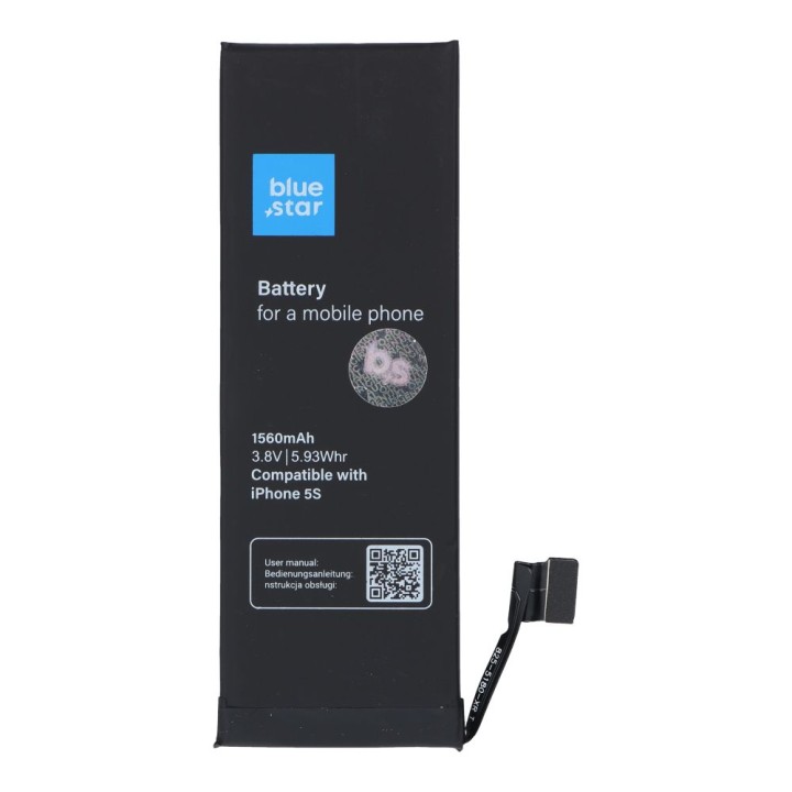 Аккумулятор для iPhone 5S 1560 mAh Blue Star HQ