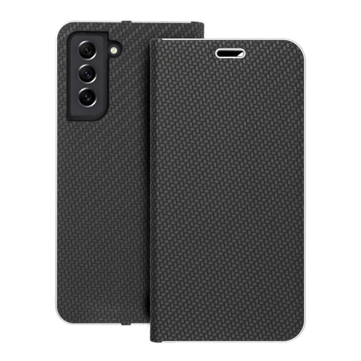 Flip case for Samsung S21 Luna Book Carbon black