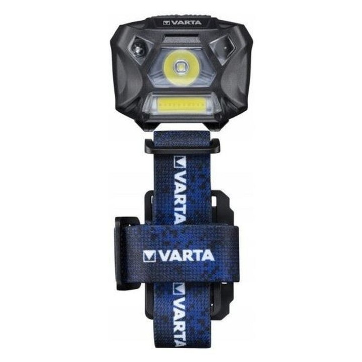 VARTA налобный фонарь LED Work flex motion sensor H20 150lm 18648 + 3 x батарейки R3 (AAA)