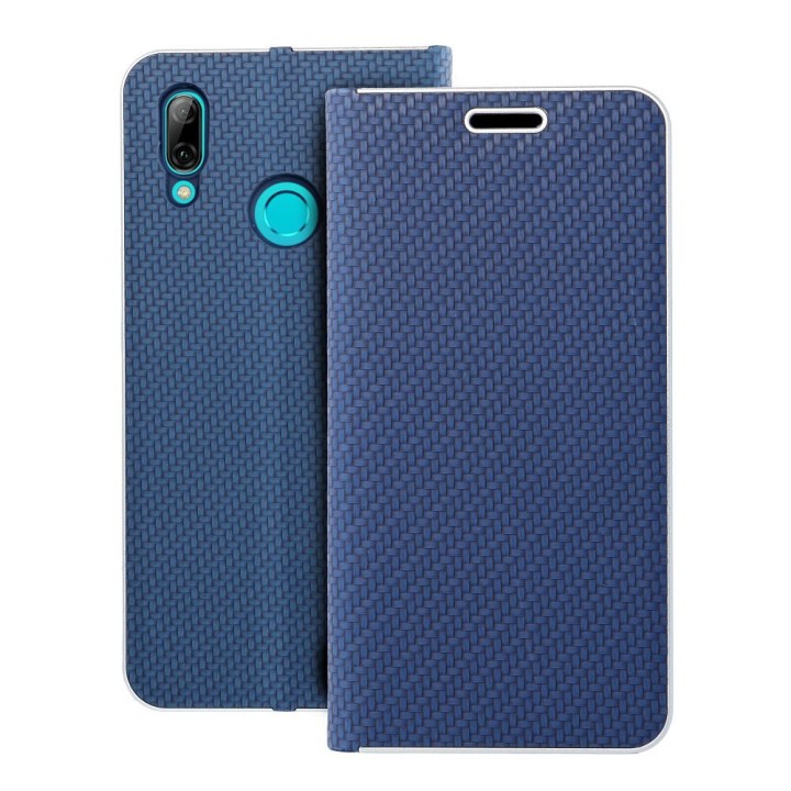 Flip case for Huawei P Smart 2019 Luna Book Carbon blue