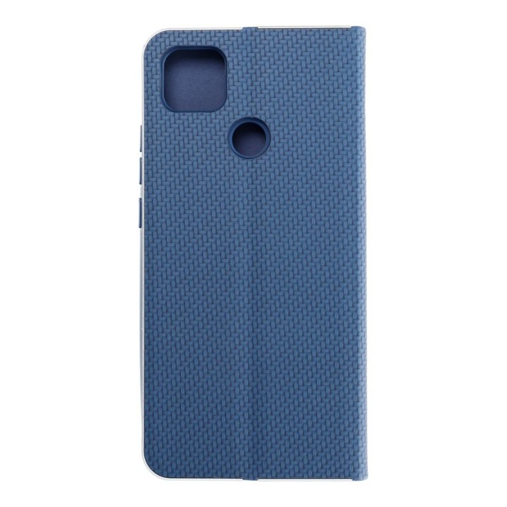 Чехол с клапаном для Xiaomi Redmi 9C / 9C Luna Book Carbon синий