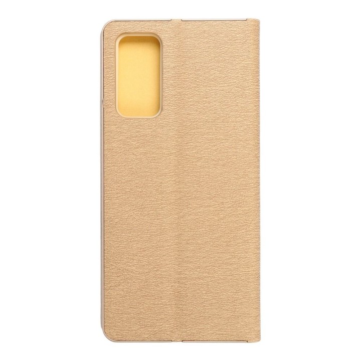 Etui z klapką na Samsung S20 FE / S20 FE 5G Luna Book Gold złote