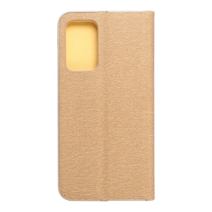 Чехол с клапаном для Samsung A52 5G / A52 LTE ( 4G ) / A52s 5G Luna Book Gold золотой