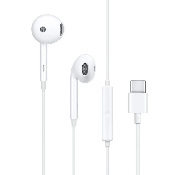 Оригинальные проводные наушники-вкладыши USB C Oppo MH135-3 bulk белые