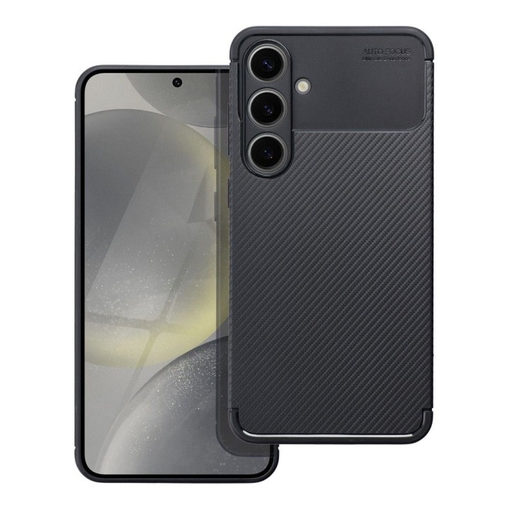 Чехол для Samsung S24 PLUS Carbon Premium черный