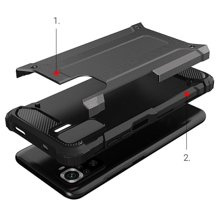 Чохол для Xiaomi Redmi Note 10 PRO / Redmi Note 10 PRO MAX Armor чорний