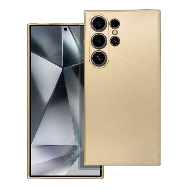 Чехол для Samsung S24 ULTRA Metallic золотой
