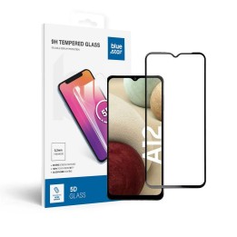 Szkło hartowane 5D Full Glue do Samsung A12 (case friendly) Blue Star czarne