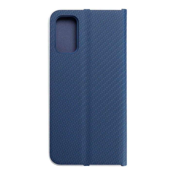 Etui z klapką na Xiaomi Redmi NOTE 10 5G / Poco M3 PRO / Poco M3 PRO 5G Luna Book Carbon niebieskie
