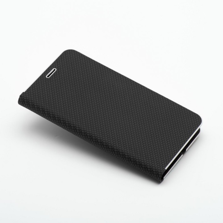 Flip case for iPhone 13 Luna Book Carbon black