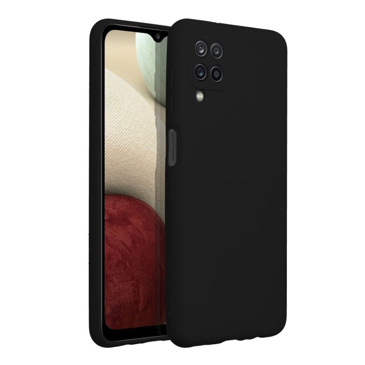 Чохол для Samsung A12 Silicone чорний