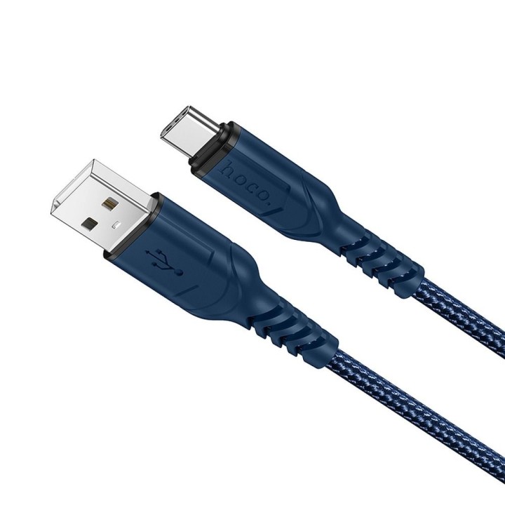 USB-A to USB-C cable Hoco QC 3A 1 m X59 blue