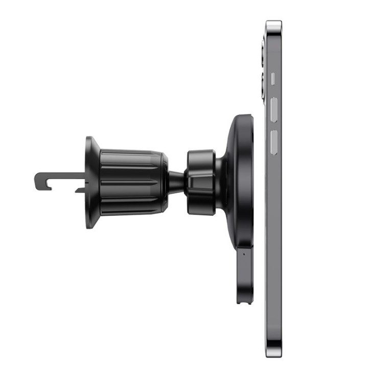 Wireless car phone holder MagSafe compatible Hoco 15W for the air vent CA85 black
