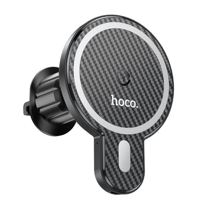 Wireless car phone holder MagSafe compatible Hoco 15W for the air vent CA85 black