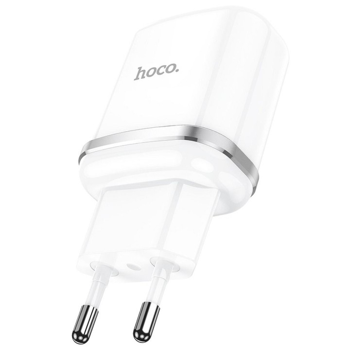 Wall charger for phone Hoco USB A QC3.0 3A 18W N3 white