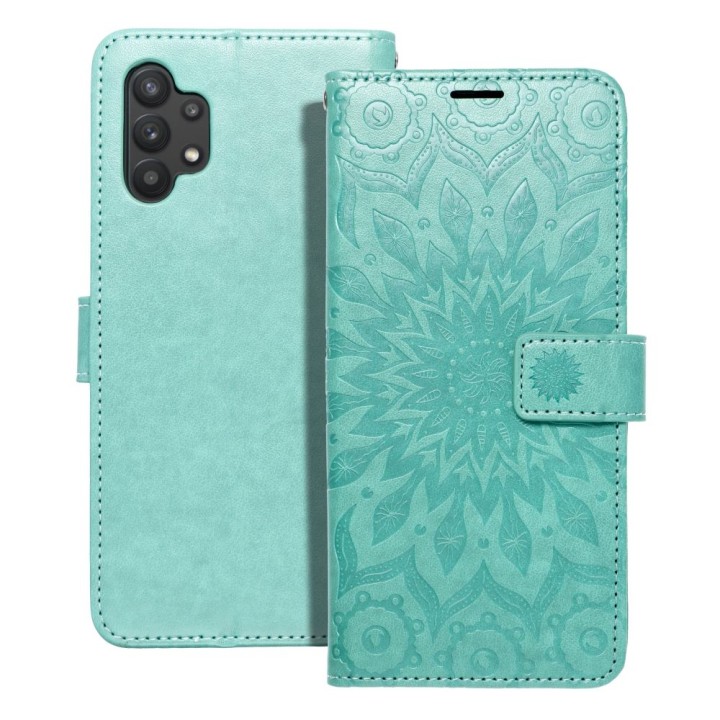 Flip case for Samsung A32 LTE ( 4G ) Mezzo Book mandala green