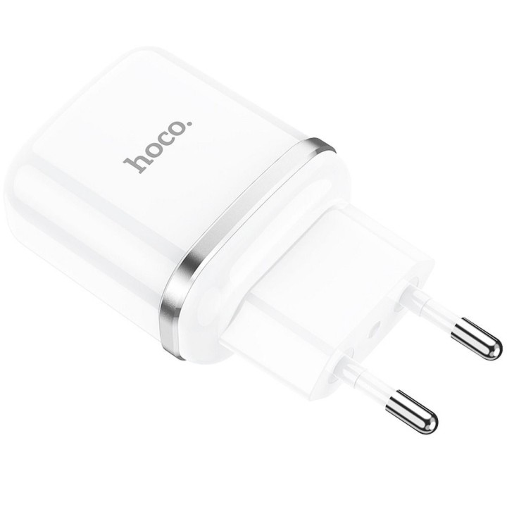 Wall charger for phone Hoco USB A QC3.0 3A 18W N3 white