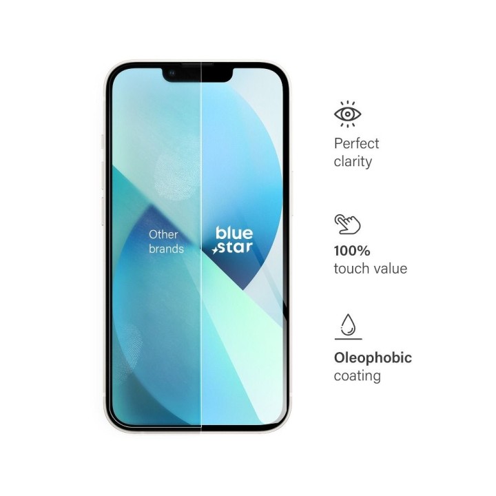 Загартоване скло для iPhone 13 MINI Blue Star