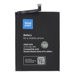 Аккумулятор для Xiaomi Redmi Note 8 Pro (BM4J) 4500 mAh Blue Star