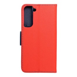 Etui z klapką na Samsung S22 PLUS Fancy Book czerwono-granatowe