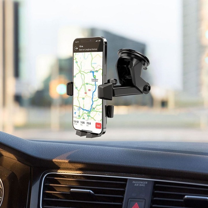 Universal car phone holder Hoco for windscreen / dashboard CA83 black