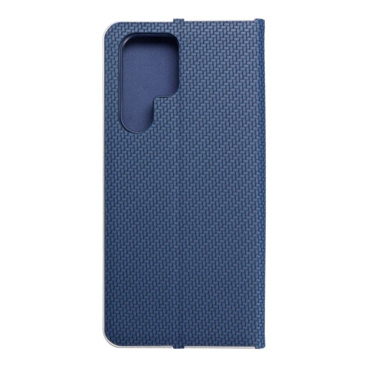 Flip case for Samsung S22 ULTRA Luna Book Carbon blue