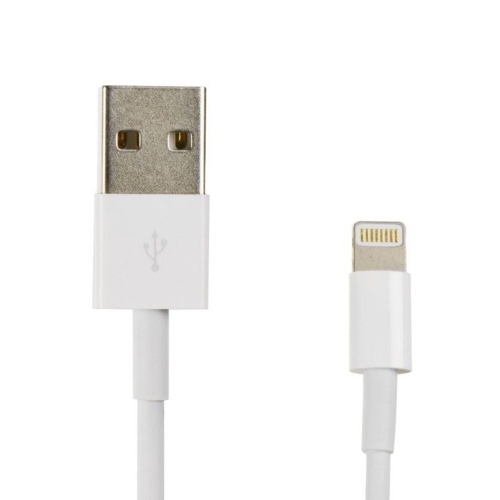 Кабель USB A для Lightning 1A 1 m HD4 box білий