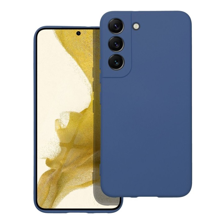 Чохол для Samsung S22 Silicone синій