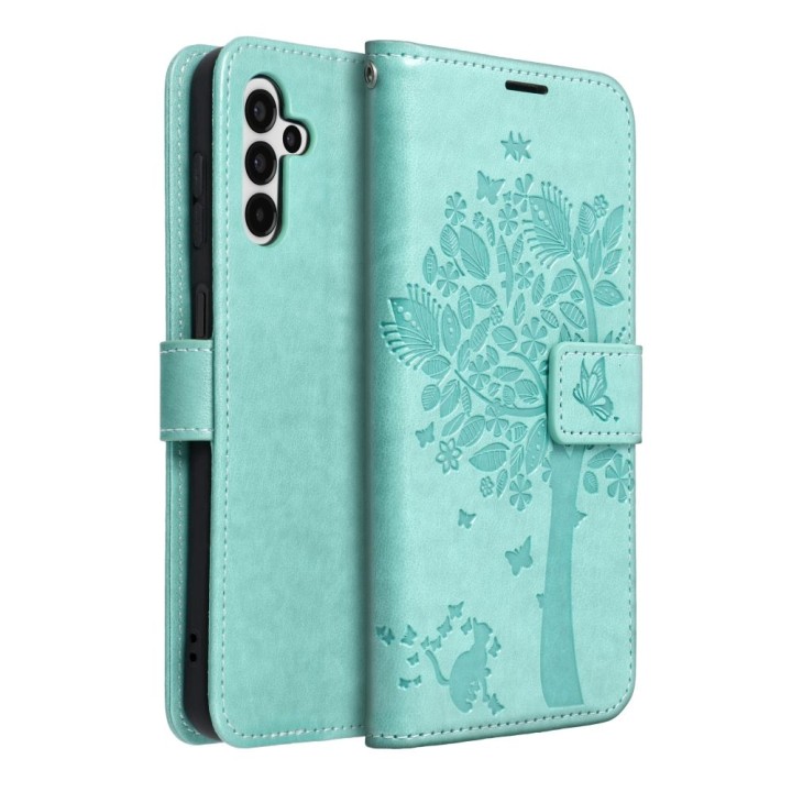 Flip case for Samsung A13 5G / A04S Mezzo Book tree green