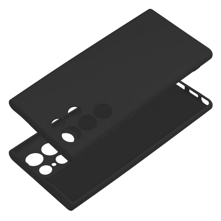 Чохол для Samsung S22 ULTRA Silicone чорний