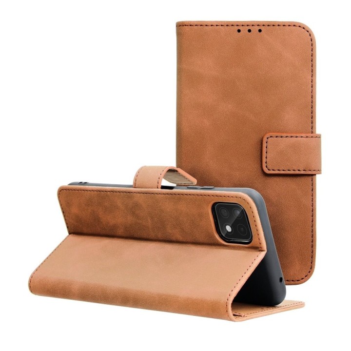 Flip case for Samsung A22 5G Tender Book brown