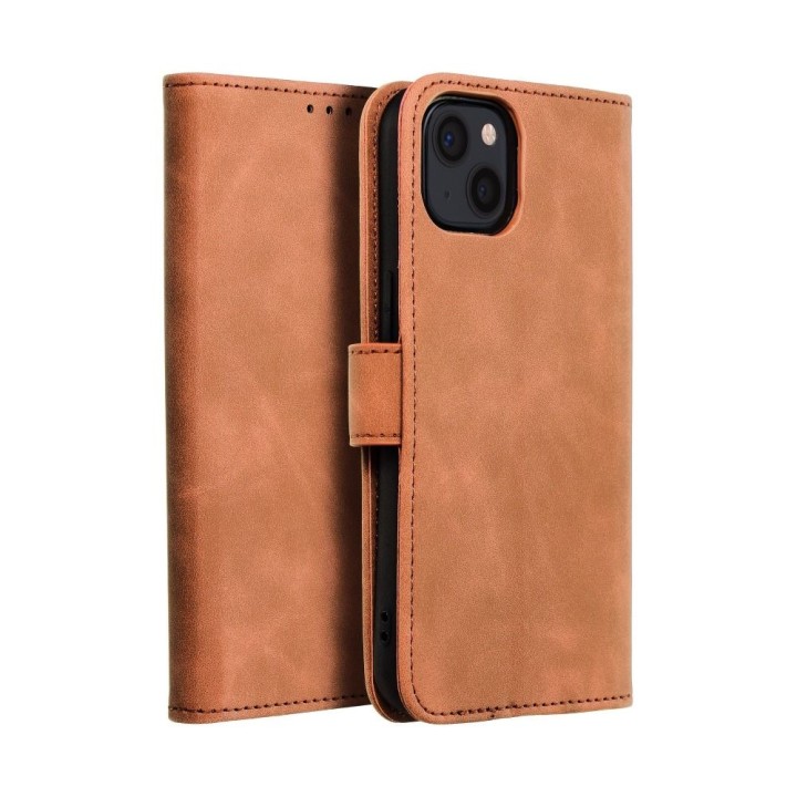 Flip case for iPhone 13 Tender Book brown