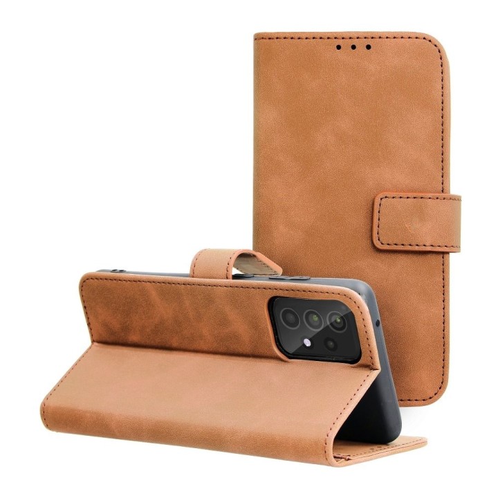 Flip case for Samsung A52 5G / A52 LTE ( 4G ) / A52s 5G Tender Book brown